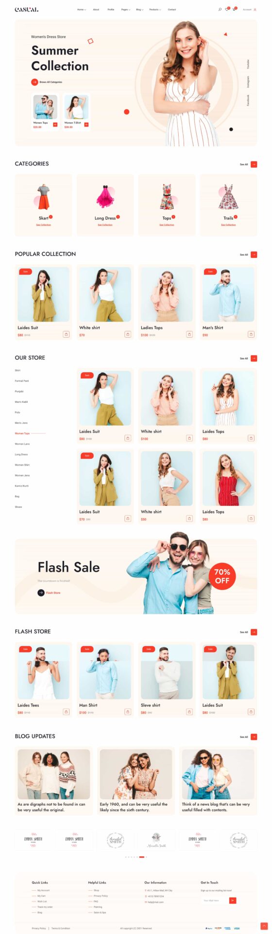 online store template1